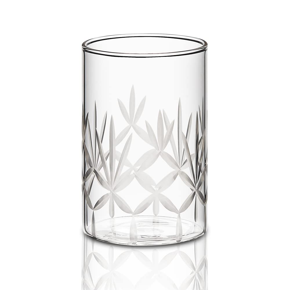 Borosil Meadow Vision Glass Tumbler Set of 6 – 350 ml