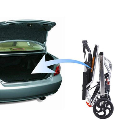 Lightweight Foldable Travel Wheelchair - (80 × 52 × 93 CM)