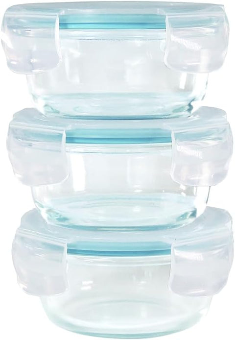 Westinghouse, 3-Piece Round Glass Storage Set
