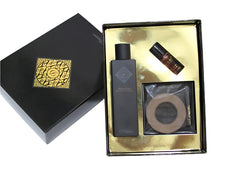 S.T. Dupont Oud et Rose Eau de Parfum Gift Set – 100ml Perfume + 10ml Body Oil + 1.2ml Spray + Ceramic Perfume Diffuser