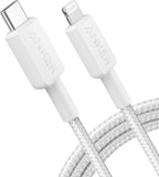 Anker 322 USB-C To Lightning Cable (6FT Braided) - White
