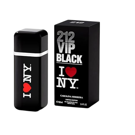 Carolina Herrera 212 VIP Black I ♥ NY Limited Edition Eau de Parfum – Men – 100ml