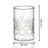 Borosil Meadow Vision Glass Tumbler Set of 6 – 350 ml