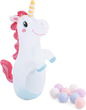 Intex Unicorn Castle Play Center, Kids Inflatable Pool with Slide (56148NP)
