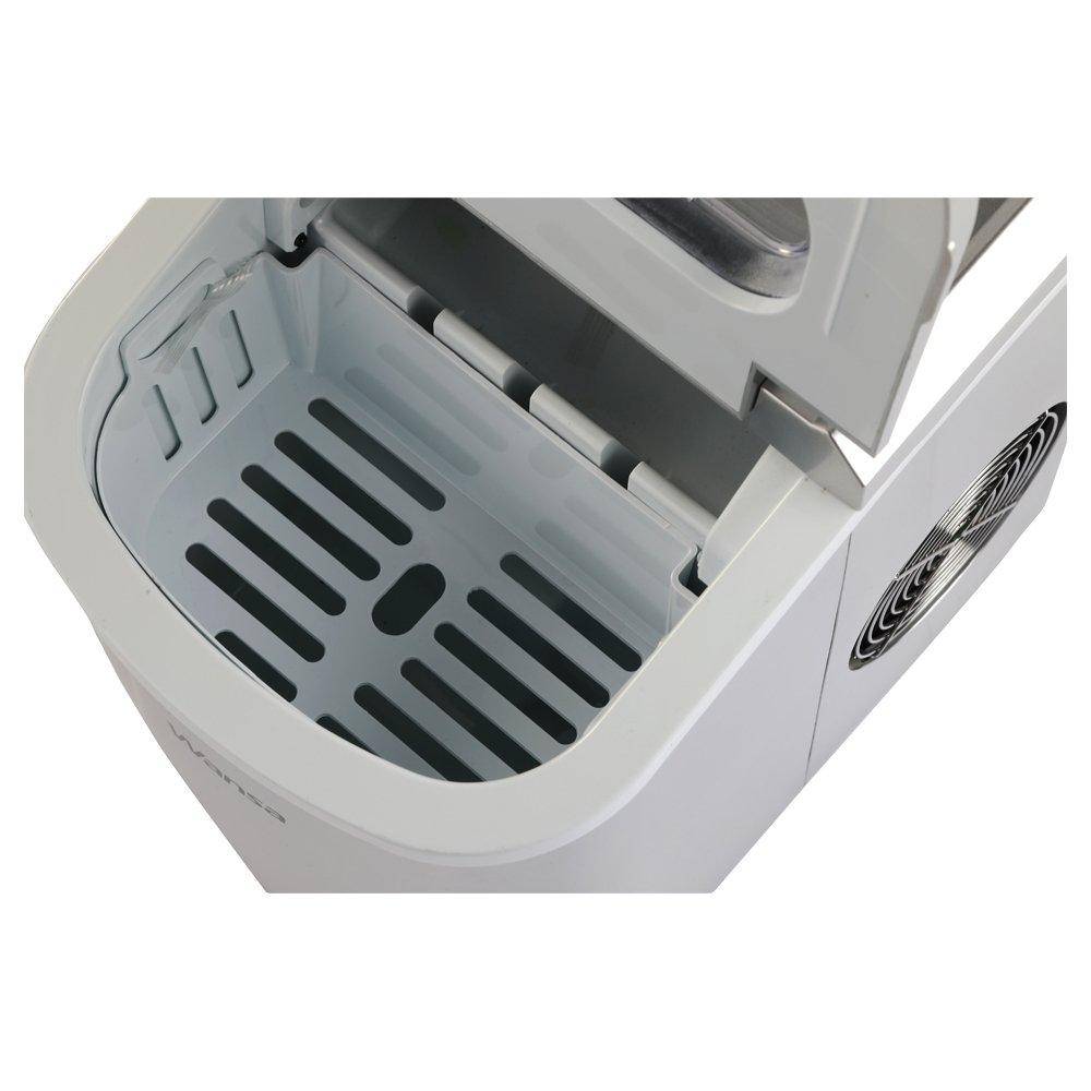 Wansa 12KG Ice Maker, Portable Countertop Ice Machine – Silver (HZB-12A)