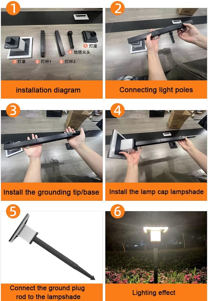 Elegant Garden Walkway Tower and Ground Light for Garden Patio and Outdoors