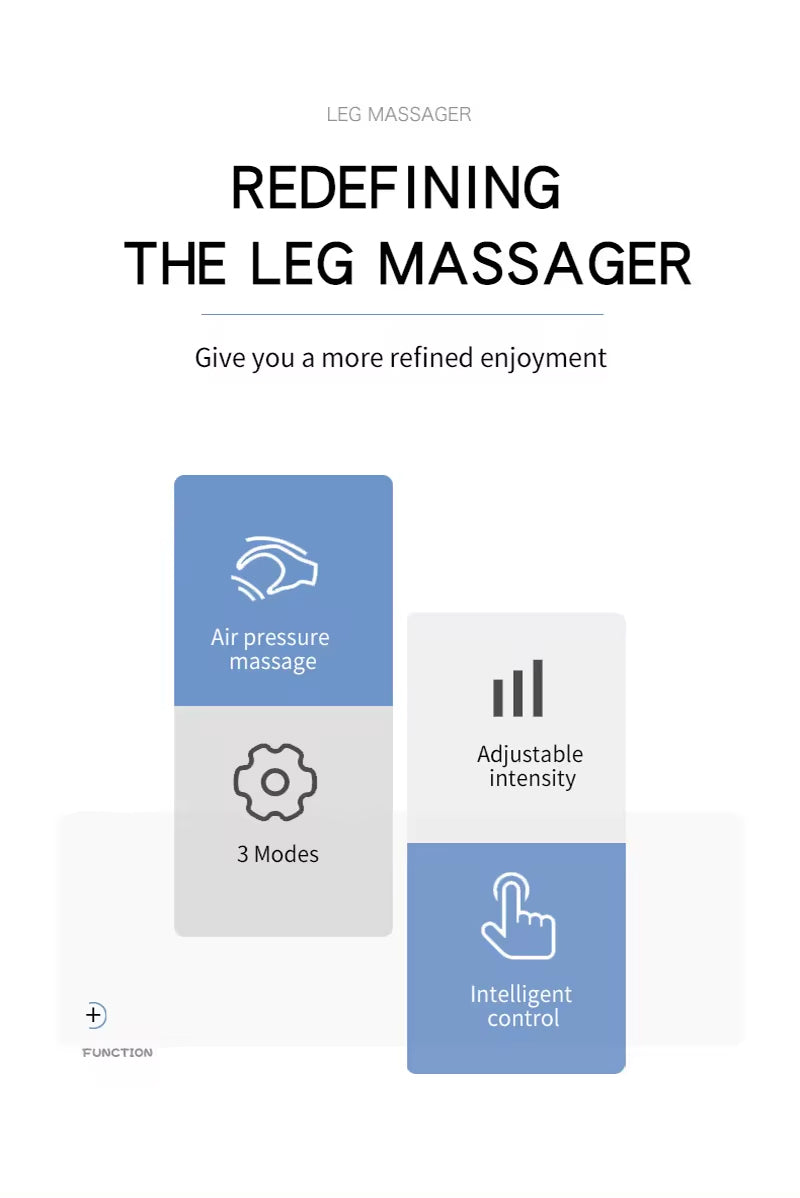 Rechargeable Cordless 360° Air Compression Leg Massager