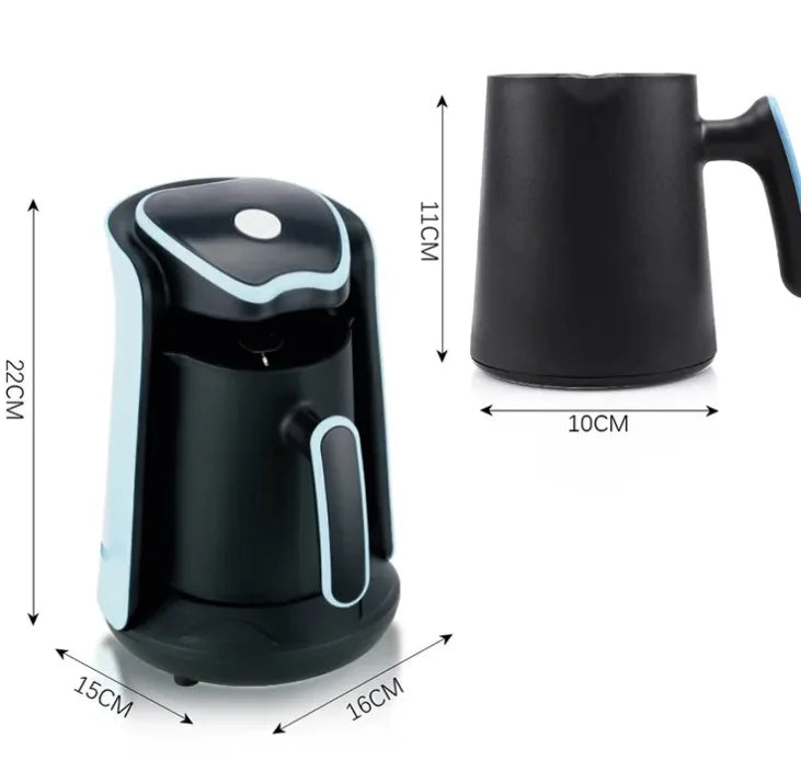 RAF 600W 500ml Portable Turkish Coffee & Tea Maker Pot with One-Touch Operation & Easy to Clean Design