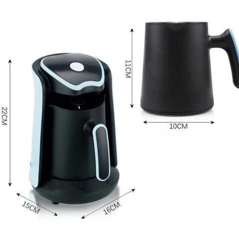 RAF 600W 500ml Portable Turkish Coffee & Tea Maker Pot with One-Touch Operation & Easy to Clean Design