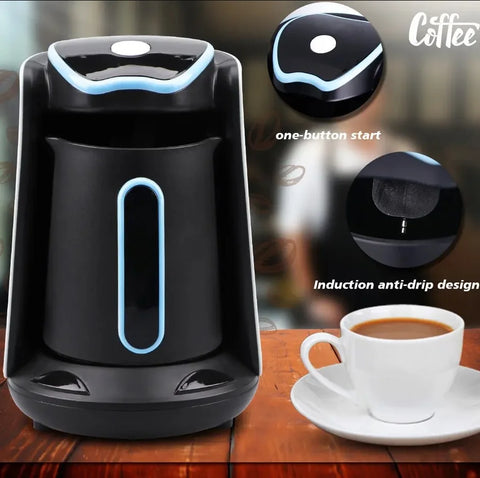 RAF 600W 500ml Portable Turkish Coffee & Tea Maker Pot with One-Touch Operation & Easy to Clean Design