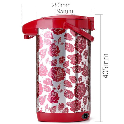 High-Capacity 6.8L Stainless Steel Electric Kettle with Hot Beverage Dispensing, Boil-Dry Protection & LED Indicator – 800W