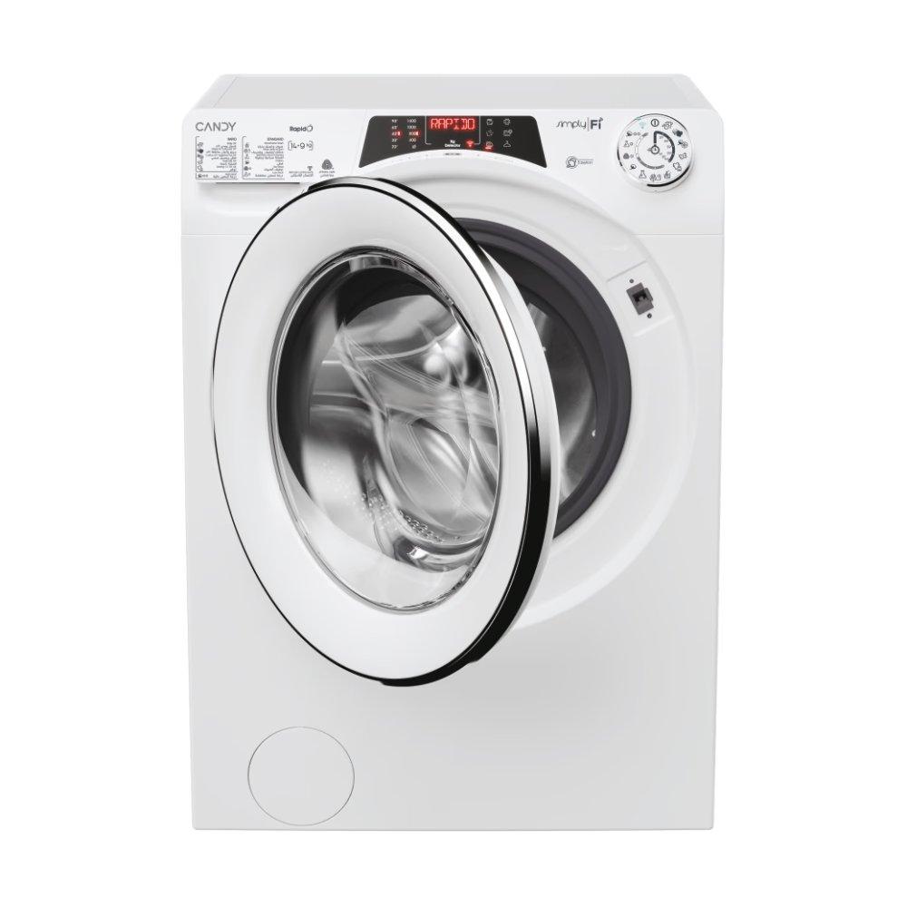 كاندي، غسالة ومجففة أمامية 14 كجم/9 كجم – واي فاي + بلوتوث، بخار، محرك عاكس، 1400 دورة في الدقيقة
