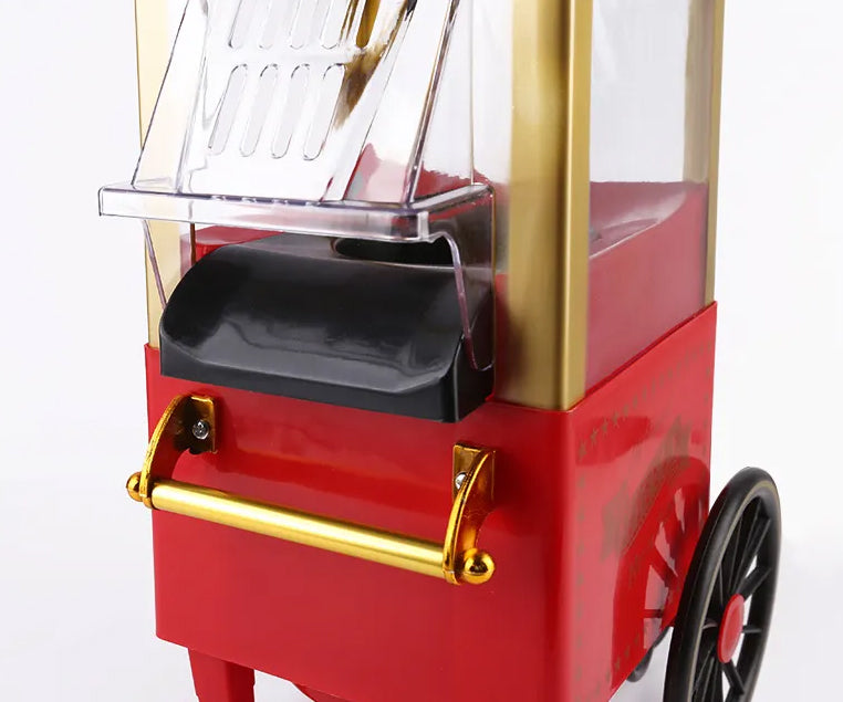 Retro Hot Air Popcorn Maker Machine - 1200W