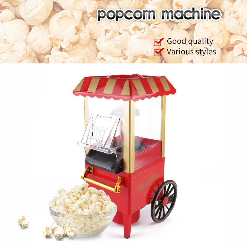 Retro Hot Air Popcorn Maker Machine - 1200W