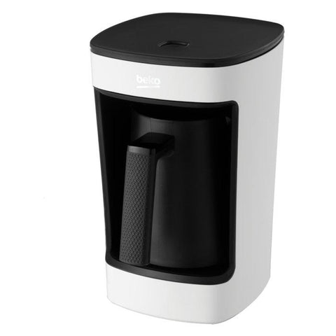 بيكو، صانعة القهوة التركية TKM 2341 W – بقوة 580 واط، 1.1 لتر، 5 أكواب، خاصية منع الانسكاب، تقنية Cook Sense، لون