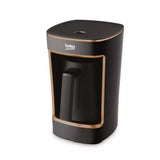Beko, Turkish Coffee Maker 580W, 1.1L – CookSense Technology, Anti-Spill, 5-Cup Capacity (Black/Copper)