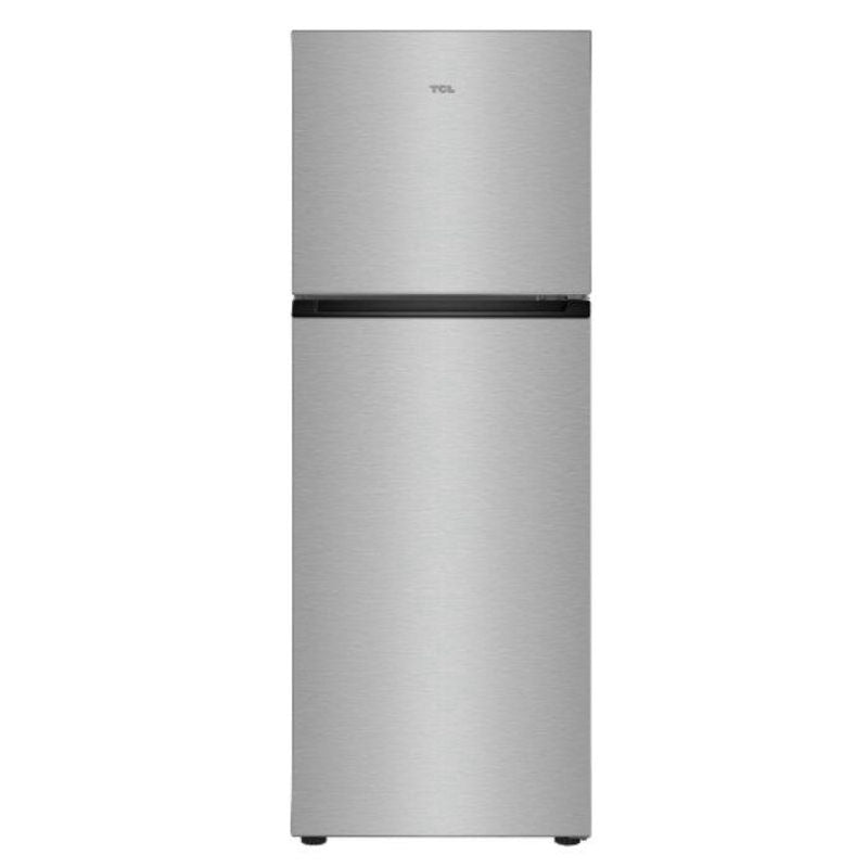 ثلاجة TCL بفريزر علوي – 286 لتر (10.1 قدم مكعب) بدون ثلج، P370TMN (ستانلس ستيل)