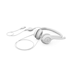 سماعة رأس USB Logitech H390 - بيضاء