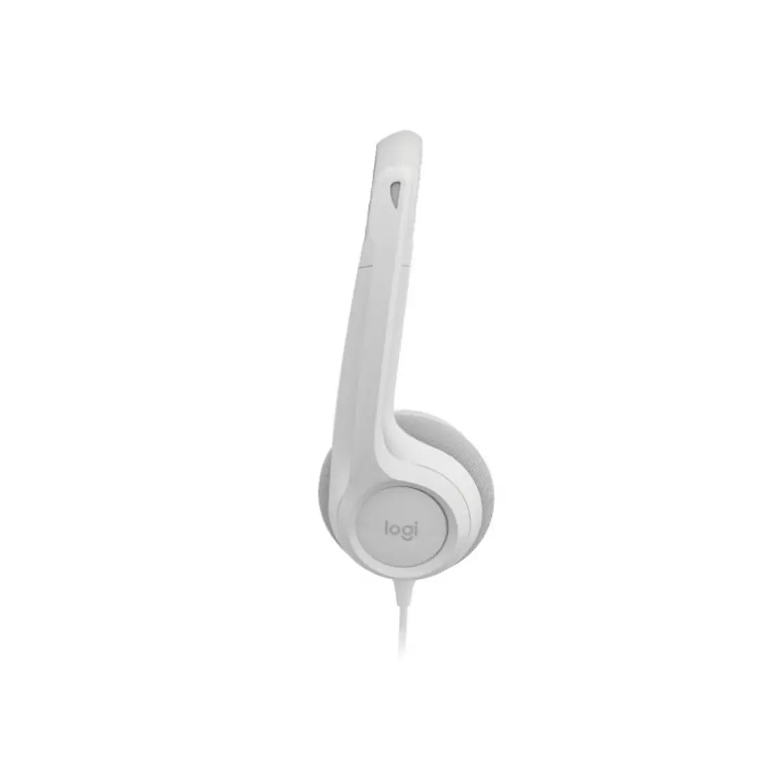 سماعة رأس USB Logitech H390 - بيضاء