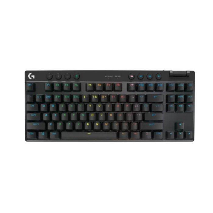 لوحة مفاتيح الألعاب اللاسلكية Logitech G PRO X TKL LIGHTSPEED - أسود