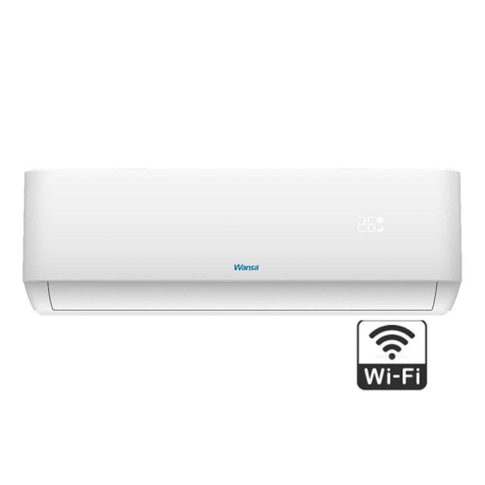 Wansa Split Air Conditioner, 1.5 Ton, 15,200 BTU , Wi-Fi Connection – White