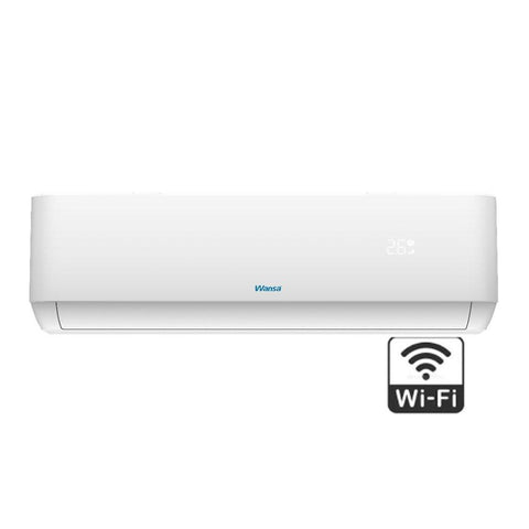 Wansa Split Air Conditioner, 2 Ton, 19,400 BTU, Wi-Fi Connection – White