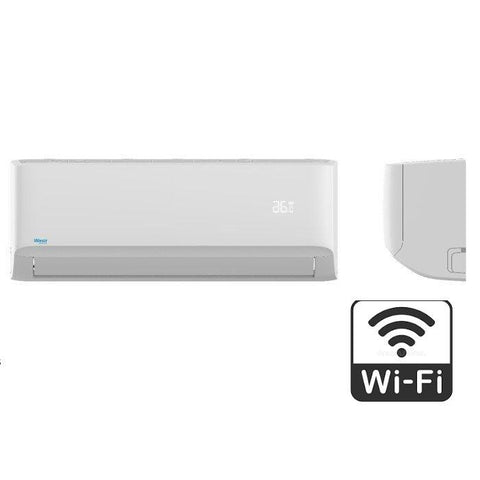 Wansa Diamond Split Air Conditioner, 1 Ton, 10,300 BTU T4, Wi-Fi Connection – White