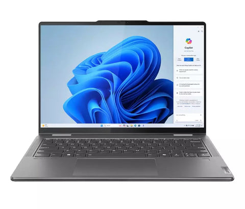 Lenovo Yoga 7 2-in-1 14IML9 Intel Ultra 7 155H 16C/14" WUXGA Touch/16GB Soldered LPDDR5x-7467 Ram/1TB M.2 PCIe NVMe SSD/Integrated Intel Arc Graphics/Win 11 Home/Backlit,Eng-Arabic /Grey/Pen/2YW+Sleve