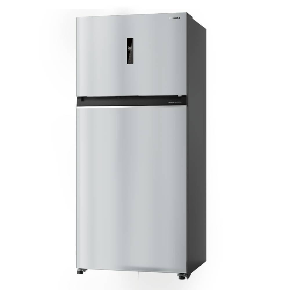 Toshiba Top Freezer Refrigerator – 608 L, 21.5 CFT No Frost, Stainless Steel
