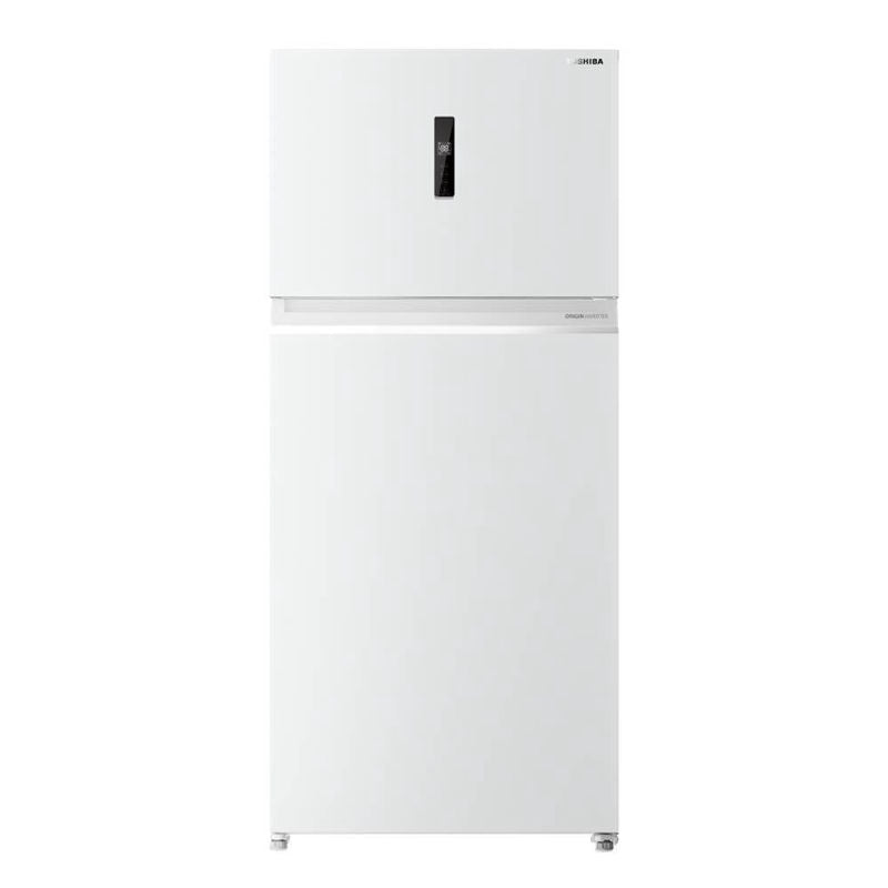 ثلاجة توشيبا بفريزر علوي – 608 لتر (21.5 قدم مكعب) بدون صقيع، GR-RT835WEPMFK(01) (أبيض)