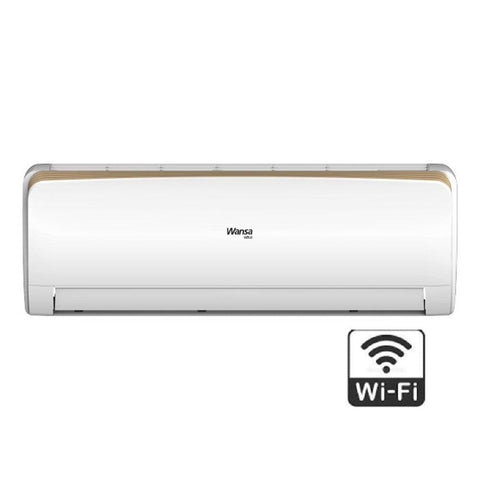Wansa Gold Split Air Conditioner, 2.5 Ton, 24,000 BTU, Wi-Fi Connection – White