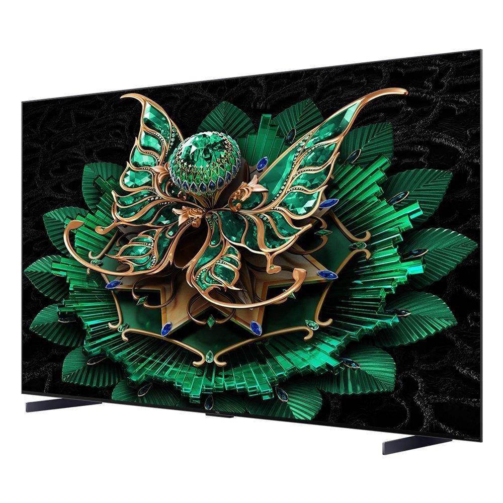 TCL 98C6K, 98-Inch 4K QD Mini LED Google TV with 144Hz – Black