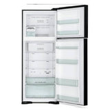 Hitachi Top Freezer Refrigerator – 550 L (19.4 CFT Net / 21.2 CFT Gross) No Frost, Glass Black