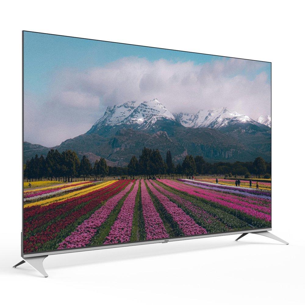 Wansa, 75-Inch QLED Google TV, 144Hz with Google Assistant – Silver (WQD75OGT63X)