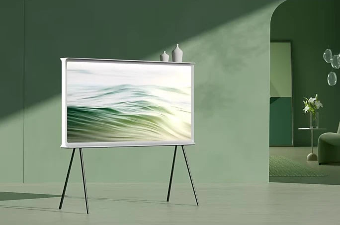 سامسونج التلفزيون الذكي ذا سيريف كيو ليد إل إس 4 كي فريم مقاس 55 بوصة 