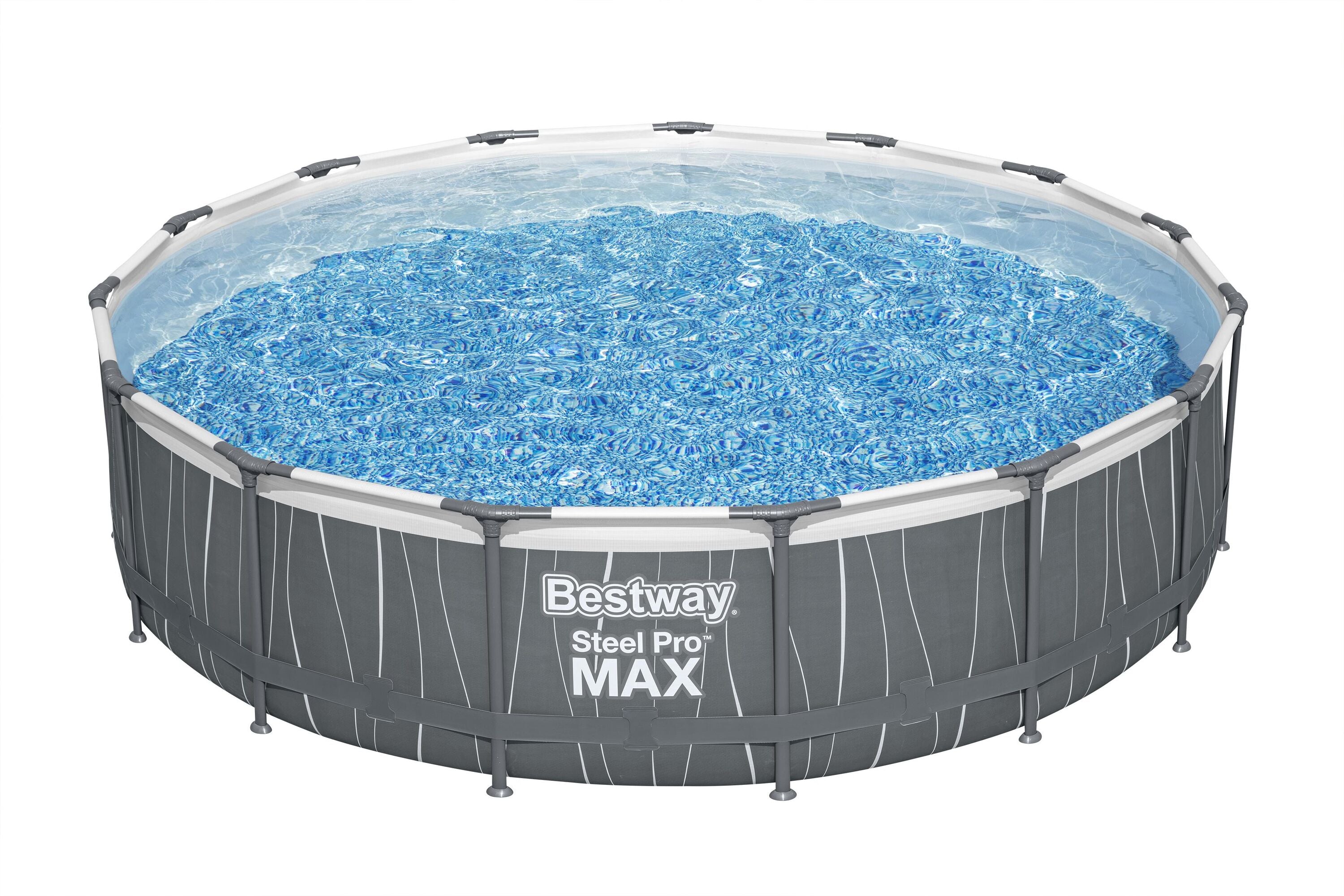 Bestway Frame Pool Set with Filter Pump, Ladder, Cover and Light 4.57 m x 1.07 m