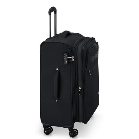 Delsey Paris Vanguard 82 CM Softcase 4 Double Wheel Expandable Trolley Luggage