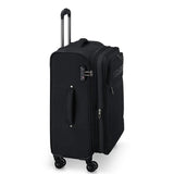 Delsey Paris Vanguard 82 CM Softcase 4 Double Wheel Expandable Trolley Luggage