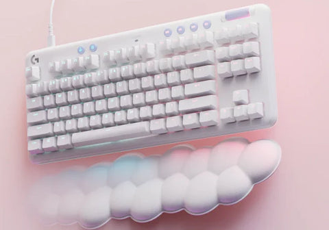 Logitech G715, TKL Wireless Tactile Mechanical Gaming Keyboard - Off White