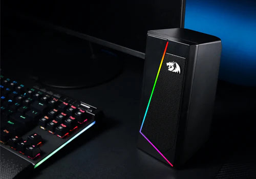 ريدراجون GS520، مكبرات صوت ألعاب سلكية ستيريو ANVIL RGB - أسود