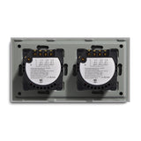 Gopeta, 2+2 Gang Smart Wi-Fi Touch Switch 600W with Glass Panel