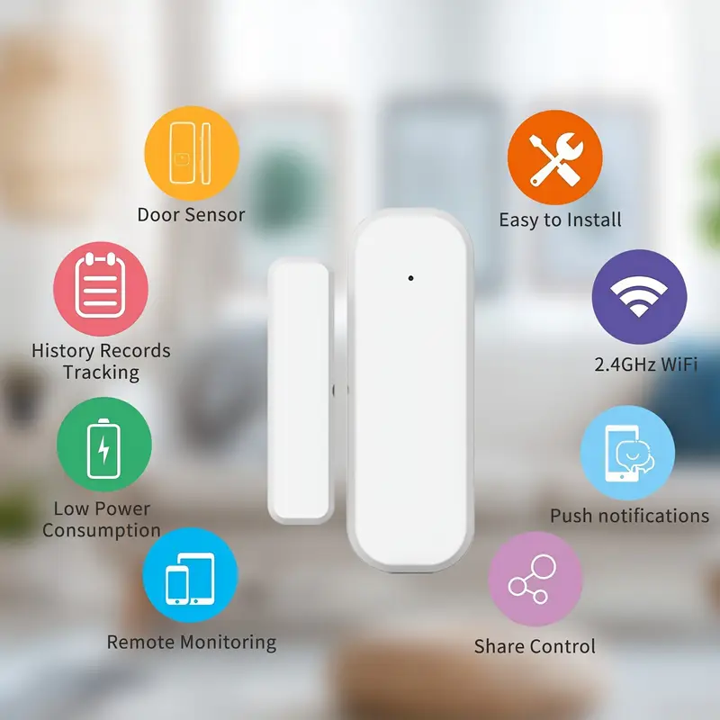 Gopeta, Smart Wi-Fi Door and Window Sensor for Home Security