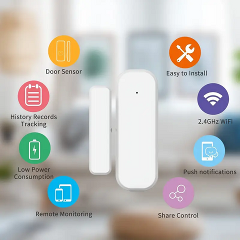 Gopeta, Smart Wi-Fi Door and Window Sensor for Home Security