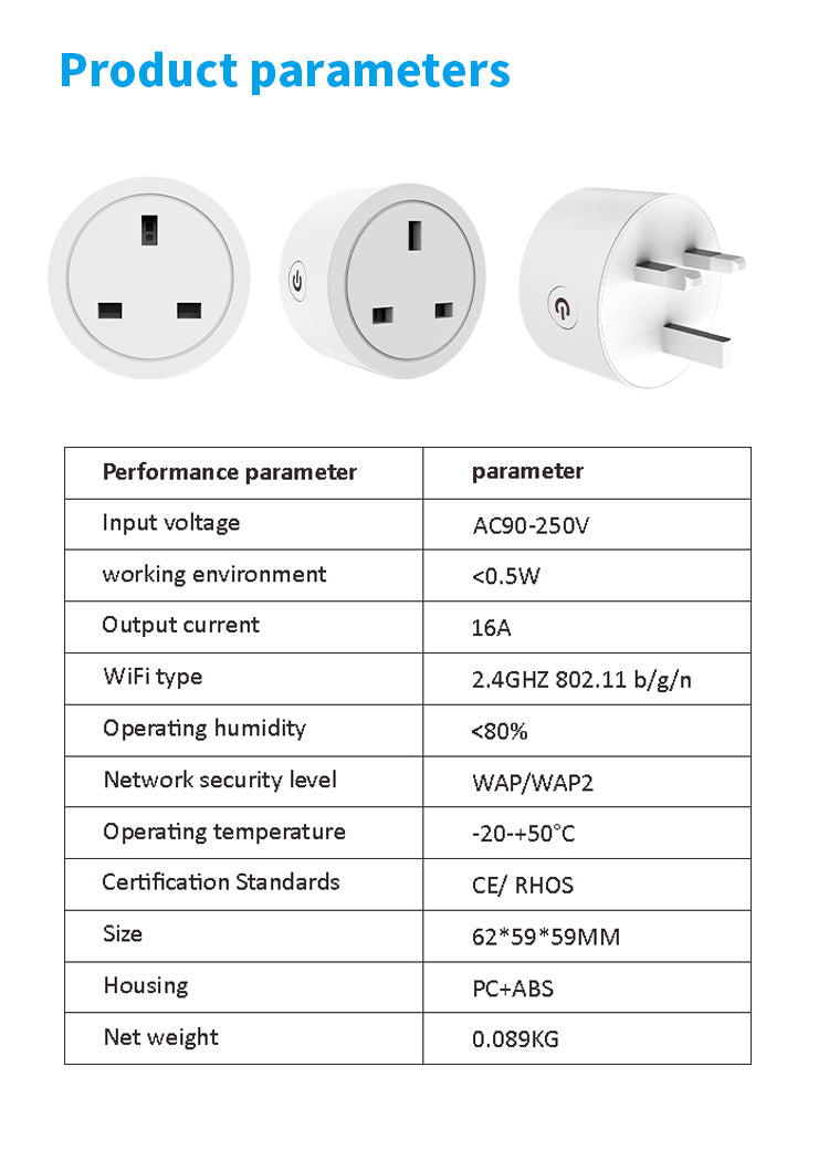 Gopeta, Smart WiFi Plug UK 13A