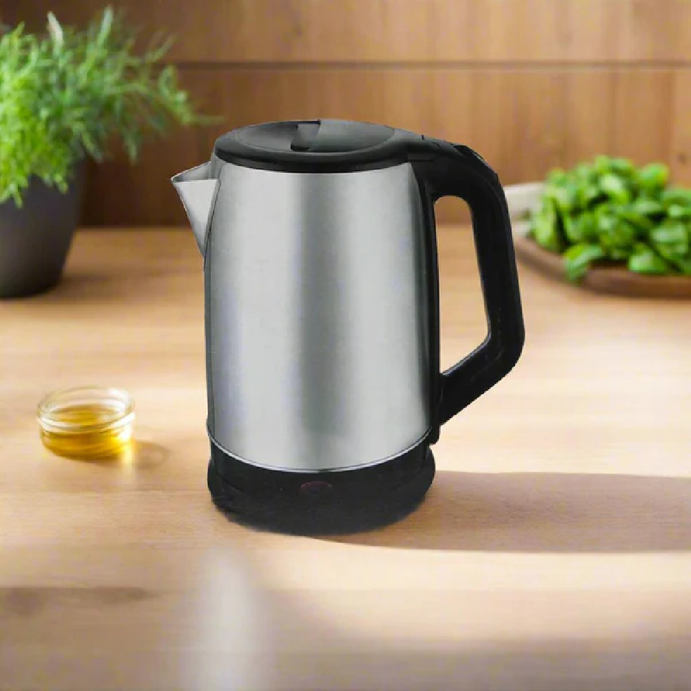 PURE Stainless Steel Electric Kettle with Auto Shut-Off – 2 L, 1500 W