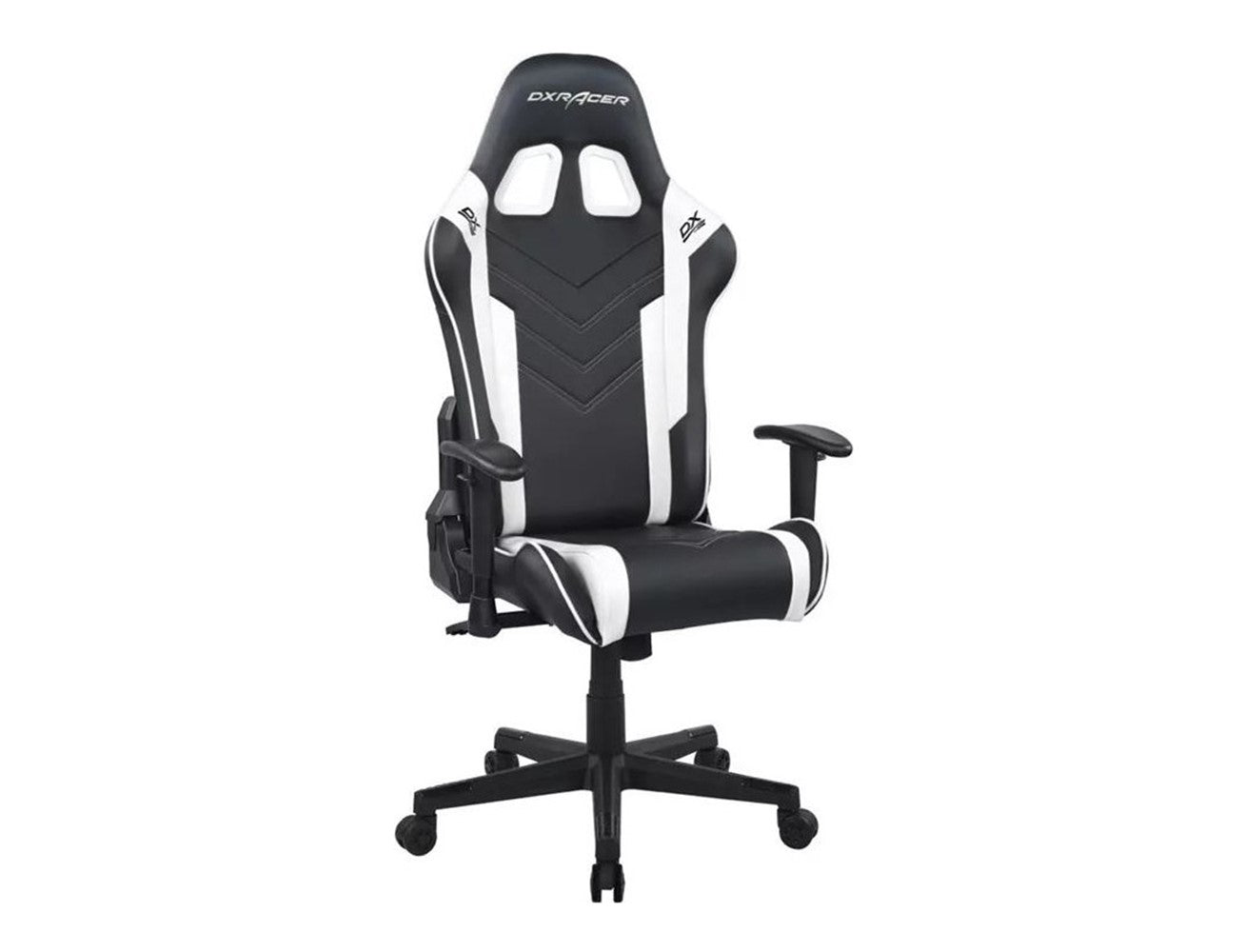 DXRacer Prince Series P132 Gaming Chair - Black/White - Level Up