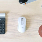 Logitech Signature M650 Wireless / Bluetooth Mouse Large Size – Off White