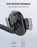 UGREEN LP405, Waterfall-Shaped Suction Cup Phone Mount - Black