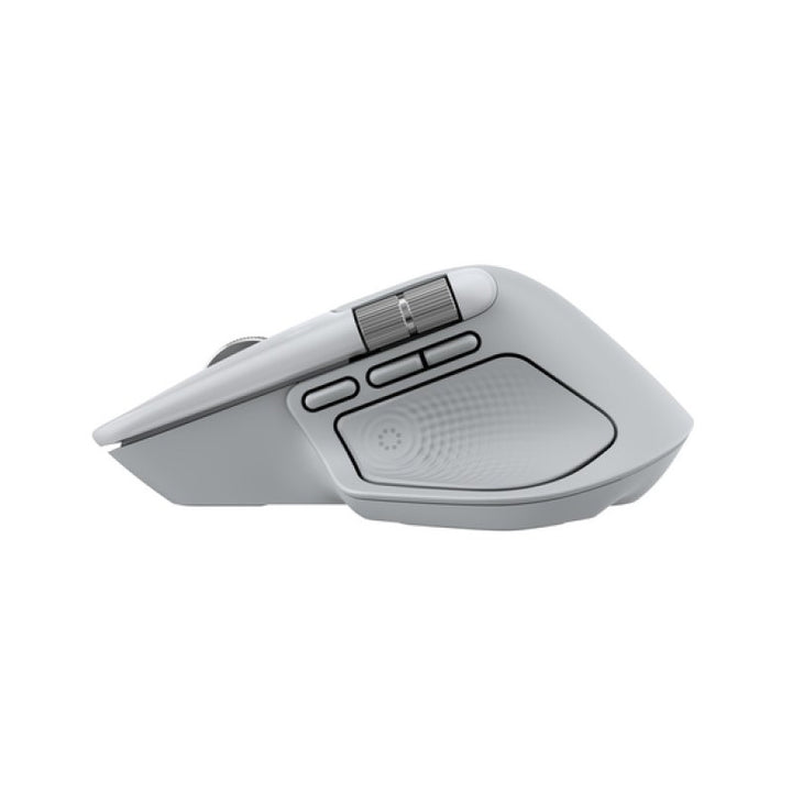ماوس Logitech MX Master 4 لاسلكي متقدم للماك بلوتوث – أبيض/فضي