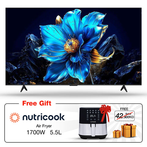 TCL 75P7K, 75-Inch 4K QLED Google TV With Nutricook Air Fryer Free
